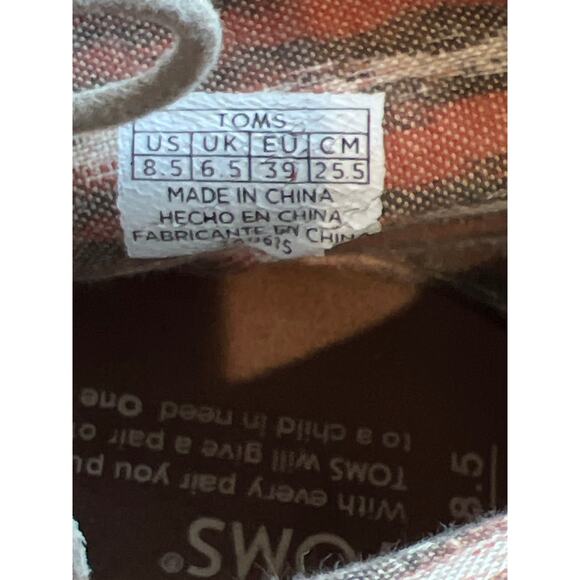 TOMS Sand Suede Lace Up Wedge Booties Women's Size 8.5 Cottage Boho Minimalist - Picture 8 of 8